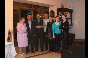 2013 - 18 maja - rodzina Urszuli i Dariusza Daczyńskich w Przeciszowie