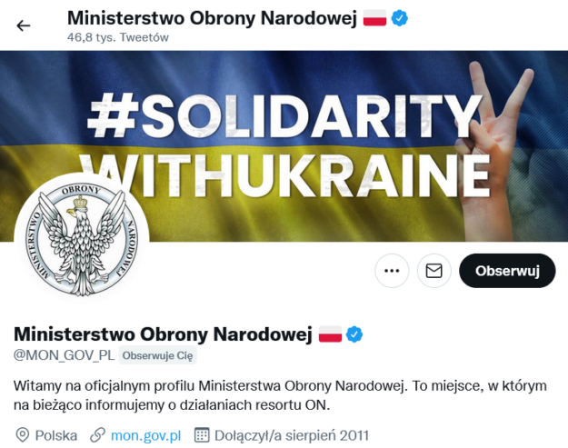 Screenshot 2022-04-02 at 21-46-04 Ministerstwo Obrony Narodowej 🇵🇱 (@MON_GOV_PL) _ Twitter